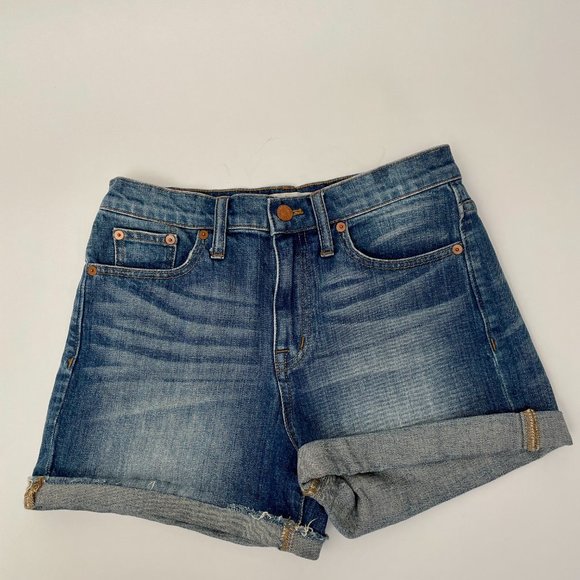 Madewell High Rise Denim Cutoff Shorts, size 26 - Picture 4 of 6